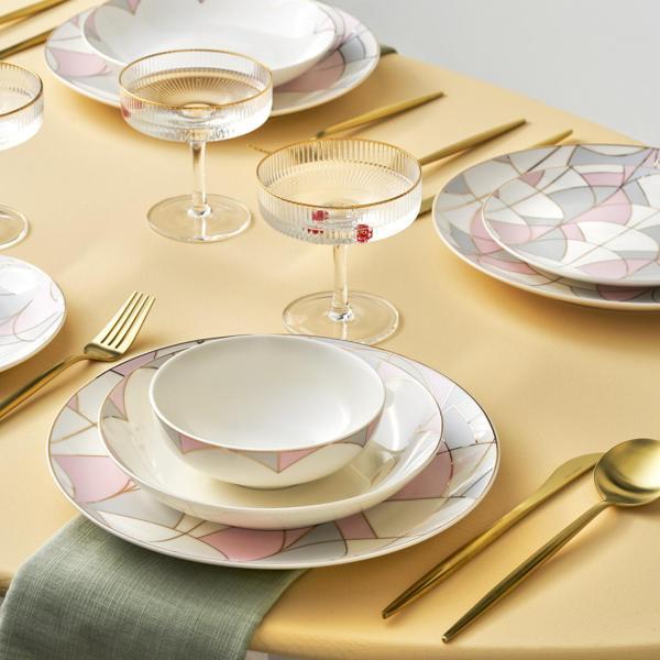 Karaca Bright 24 Parça 6 Kişilik Porselen Yemek Takımı - Image 1
