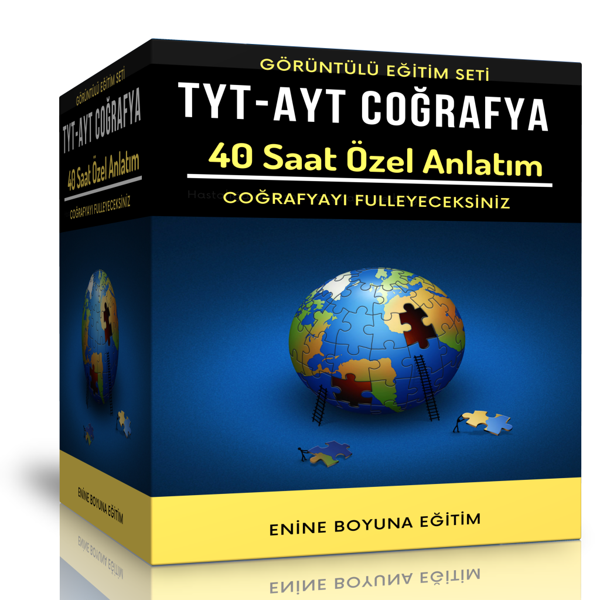 Tyt-Ayt Coğrafya Görüntülü Eğitim Seti (40 Saat Özel Anlatım) - Enine Boyuna Eğitim - Enine Boyuna Eğitim - Image 1