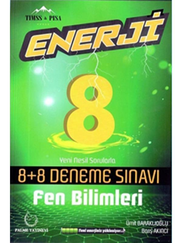 Palme Yayınları 8. Sınıf Fen Bilimleri Enerji 8+ 8 Deneme Sınavı - Palme Yayınları - Image 1