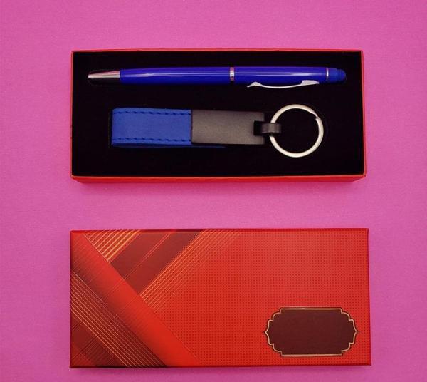 Mavi Kalem Anahtarlık Set - Image 1