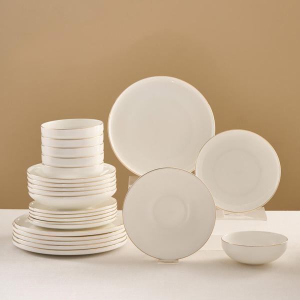 Karaca Fine Bone Belinda 24 Parça 6 Kişilik Yemek Takımı - Image 1