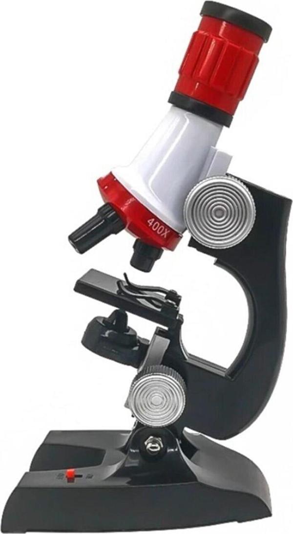 Bosile Faturalı Işıklı Mikroskop Çocuk Eğitimi Için Mikroskop Seti 100X400X1200X Büyütme - Image 1