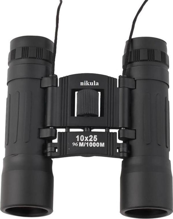 Bosile Jd-05 10X25 Katlanır Kauçuk Kaplamalı Cep Boyu Kamp Ve Avcılık Dürbünü - Image 1