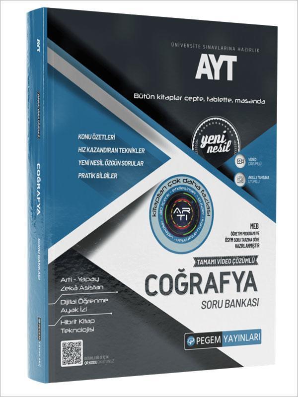 AYT Coğrafya Soru Bankası - Pegem Akademi Yayıncılık - Image 1