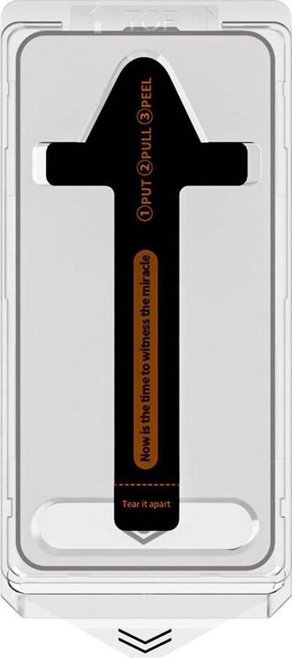 iPhone 16 Pro Max Süper Fast Anti-Dust Toz Önleyici Temperli Ekran Koruyucu - Image 1