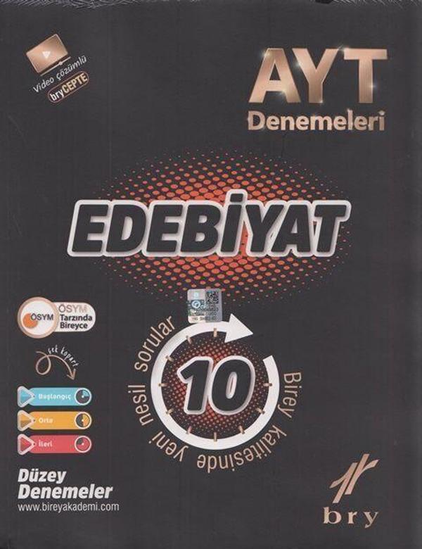 Birey AYT Edebiyat 10 Li Denemeleri Birey Yayınları - Birey Eğitim Yayınları - Image 1