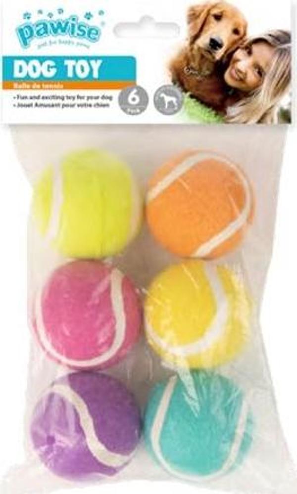 Pawise 6 adet Tenis Topu 5 Cm Çap - Image 1