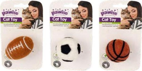 Pawise Meow Meow Life Zilli Peluş Top Oyuncak - Image 1