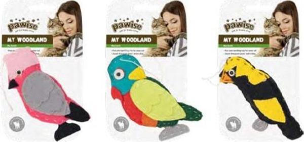 Pawise My Woodland Karışık Kedi Oyuncağı Kuşlar - Image 1