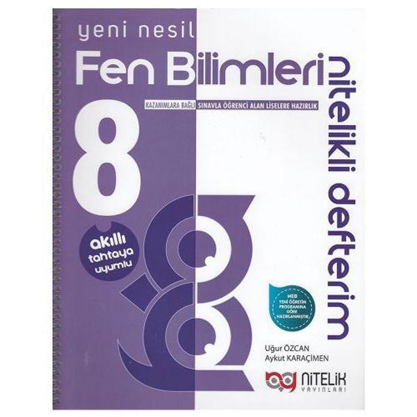 Nitelik 8.Sınıf Yeni Nesil Defter Fen Bilimleri li  - Nitelik Yayınları - Image 1