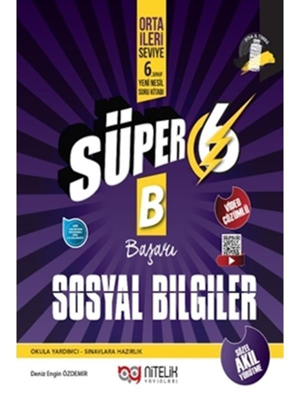 NİTELİK 6.SINIF YENİ NESİL SÜPER SOSYAL BİLGİLER (B) - Nitelik Yayınları - Image 1