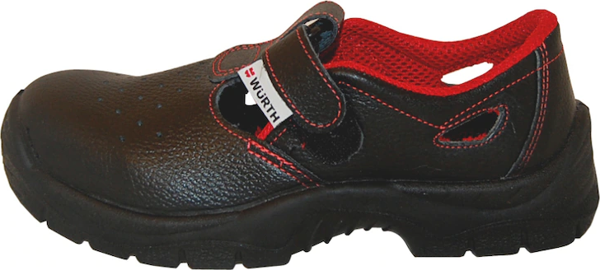 Würth S1P Yazlık Cırtlı İş Güvenliği Ayakkabısı Siyah No:40 - Image 1