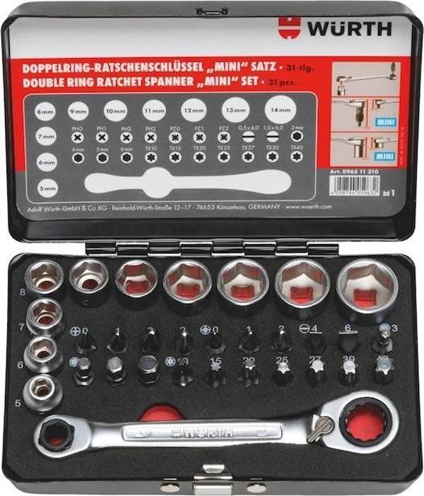 Würth Cırcırlı Yıldız Anahtar Seti 31 Parça - Image 1