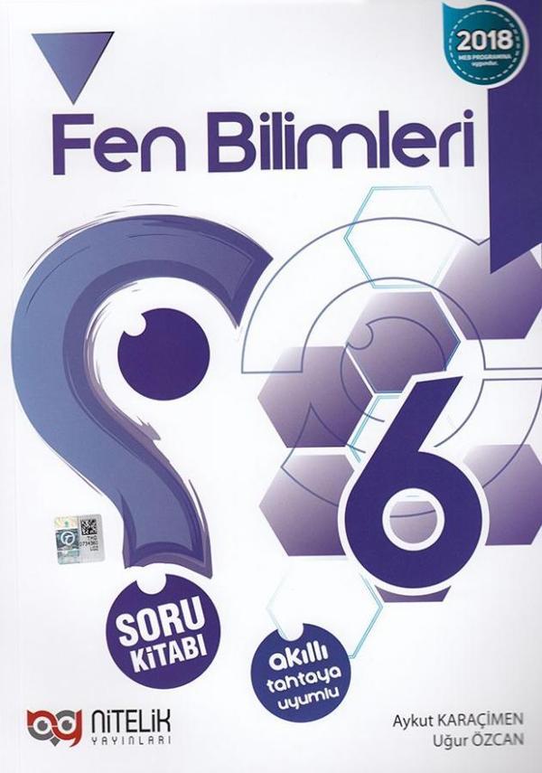 Nitelik Yayınları 6.Sınıf Fen Bilimleri Soru Kitabı - Nitelik Yayınları - Image 1