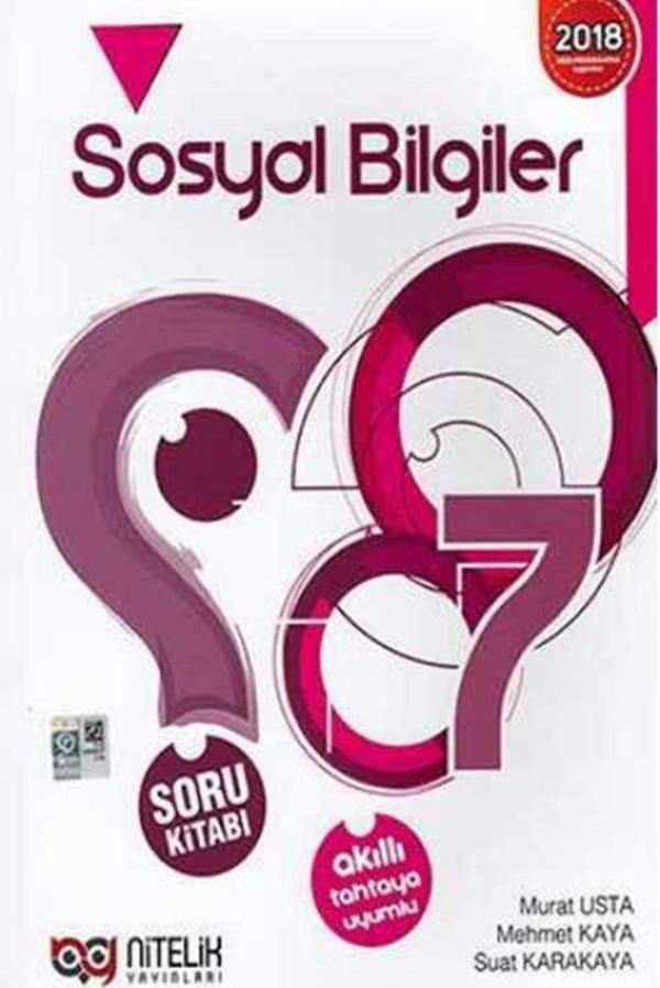 Nitelik Yayınları 7.Sınıf Sosyal Bilgiler Soru Kitabı - Nitelik Yayınları - Image 1