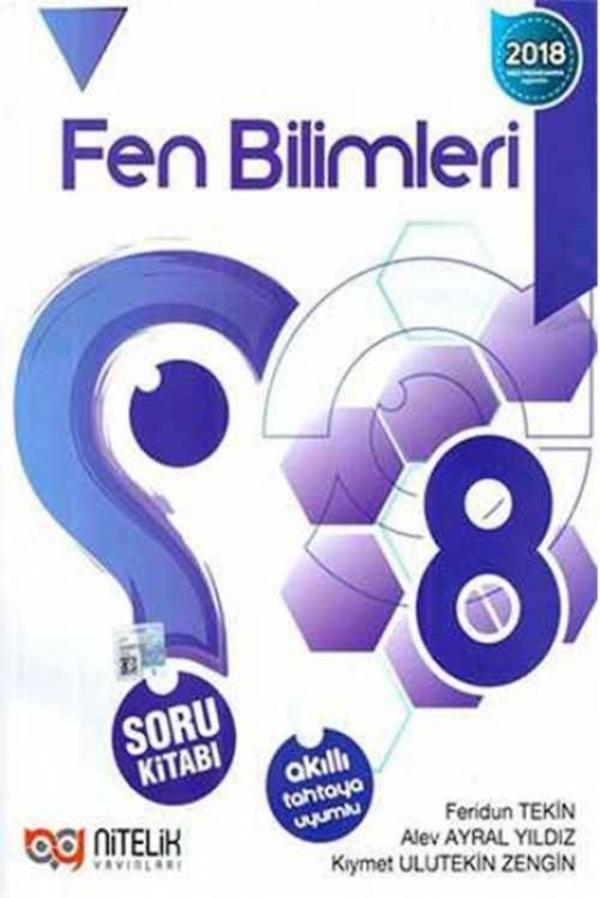 Nitelik Yayınları 8.Sınıf Fen Bilimleri Soru Kitabı  - Nitelik Yayınları - Image 1