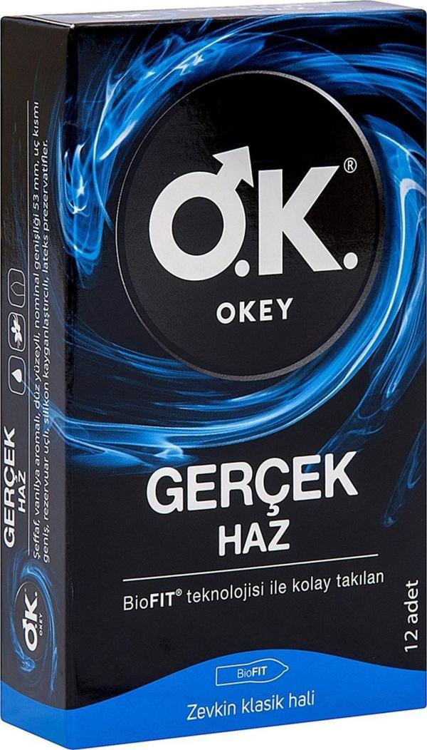 OKEY PREZERVATİF GERÇEK HAZ 12'Lİ - Image 1
