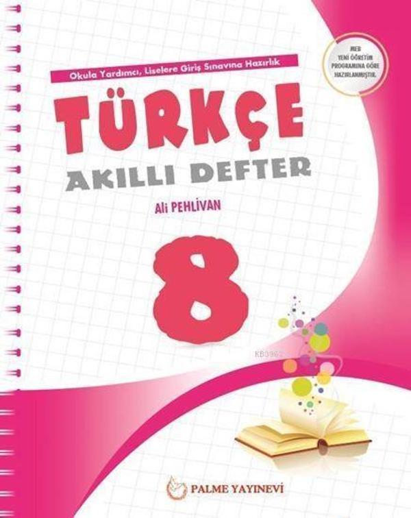 Palme 8.Sınıf Türkçe Akıllı Defter - Palme Yayınları - Palme Yayınları - Image 1