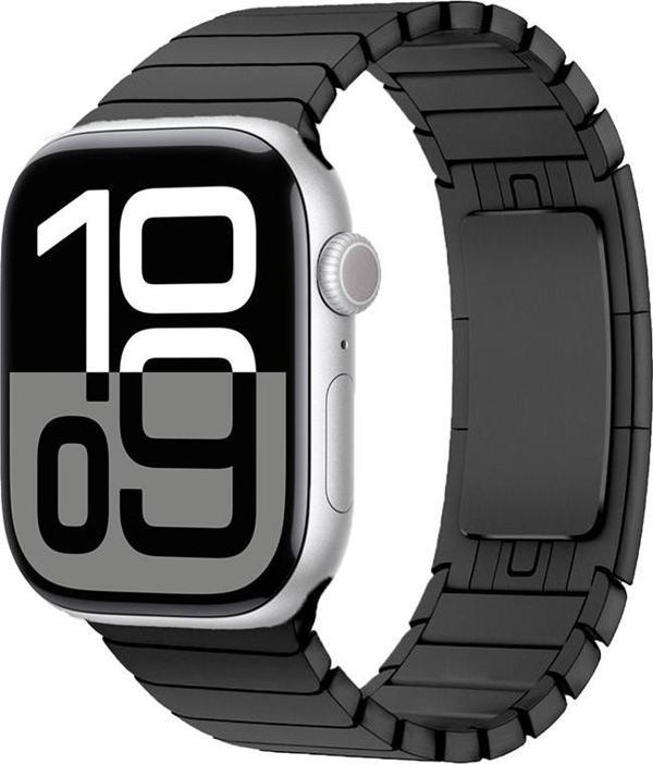Watch 10 46mm KRD-35 Parçalı Çizgi Tasarım Metal Kordon - Image 1