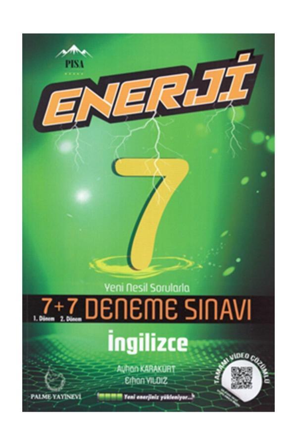 Yayınları 7. Sınıf İngilizce Enerji 7+7 Deneme - Palme Yayınları - Palme Eğitim - Image 1