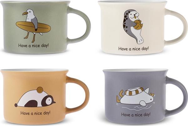 Karaca Animal 4'Lü Çay Fincanı 160 Ml - Image 1