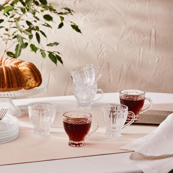 Karaca Seda 6 Kişilik Cam Çay Fincanı 180 Ml - Image 1