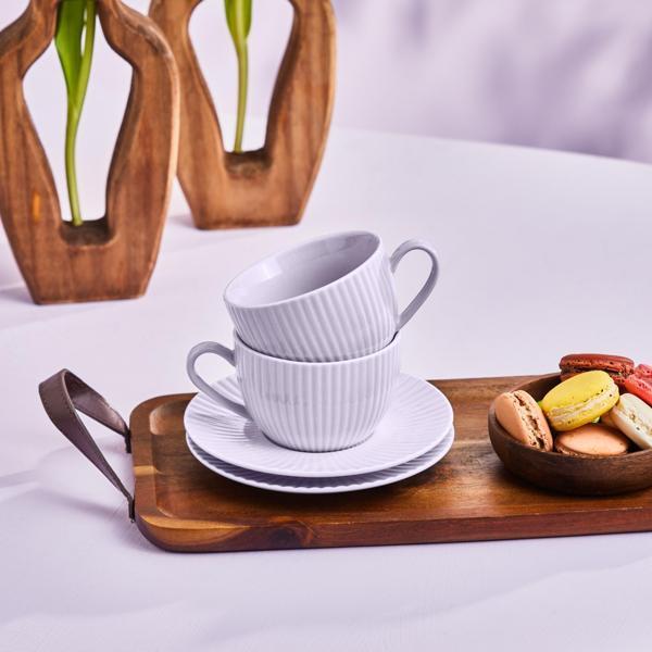 Karaca Seashell 2 Kişilik Çay Fincanı 200 Ml Mor - Image 1