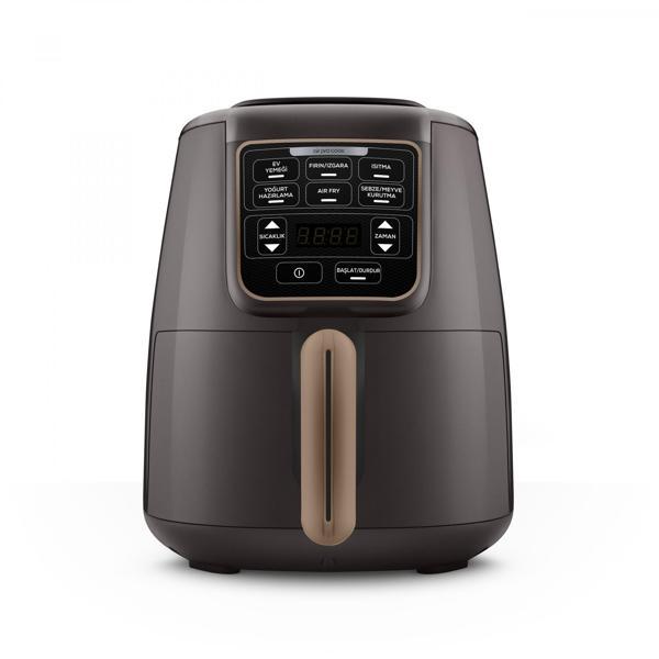 Karaca Air Pro Cook XL 2 in 1 Konuşan Airfryer Walnut Brown - Image 1