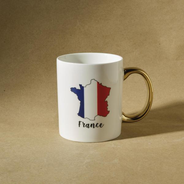 Karaca Ülkeler ve Bayraklar Fransa Kupa 350 Ml - Image 1