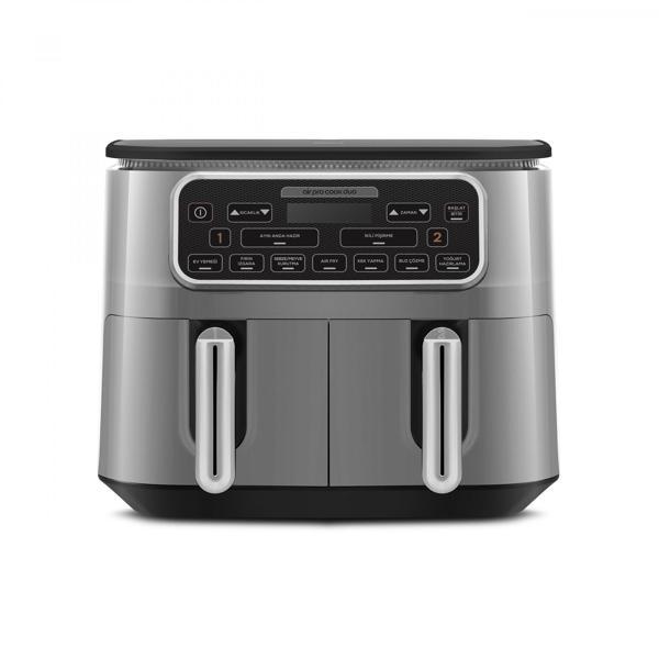 Karaca Air Pro Cook Duo Ev Yemeği XXXL Airfryer Cool Gray 8L - Image 1