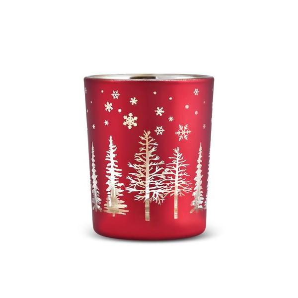 Karaca Oren Cam Mumluk Kırmızı 5,5 x 6,5 cm - Image 1