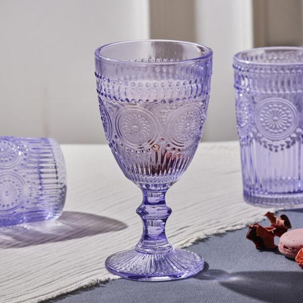Karaca Sunflower Tekli Kadeh Mor 314 Ml - Image 1