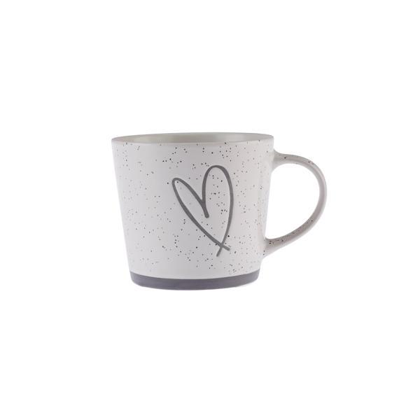 Karaca Kalp Beyaz Kupa 450 ml - Image 1