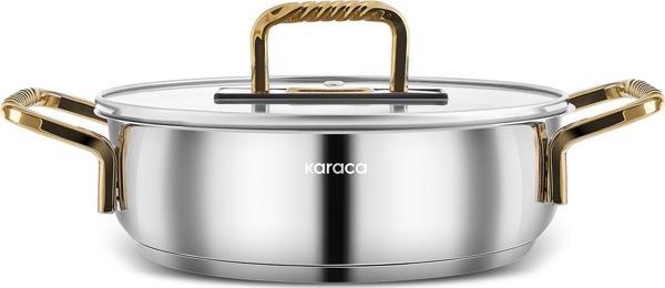 Karaca Maçka Çelik Sahan 20 Cm Gold - Image 1
