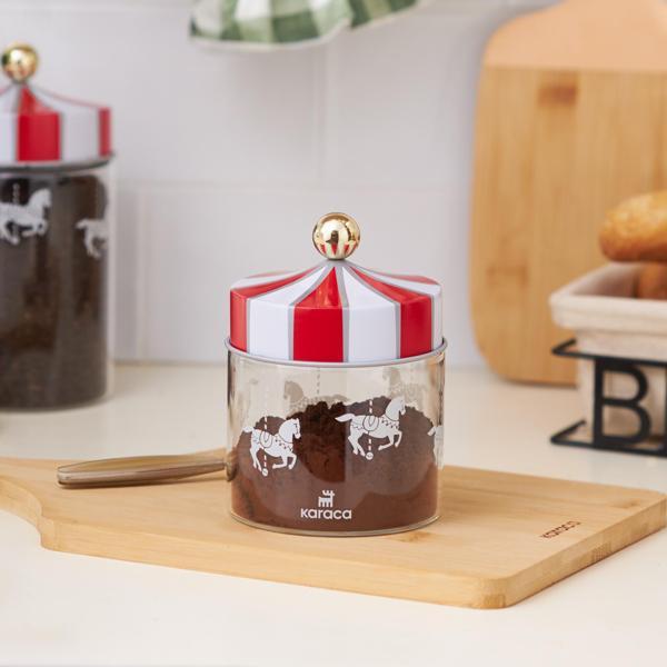 Karaca Karnaval Cam Saklama Kabı 630 ml - Image 1