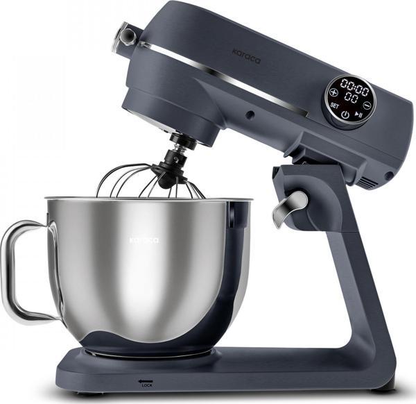 Karaca Multichef Artisan Digital Ekran 7 Litre Döküm Stand Mikser Brushed Gun Grey 1800W - Image 1