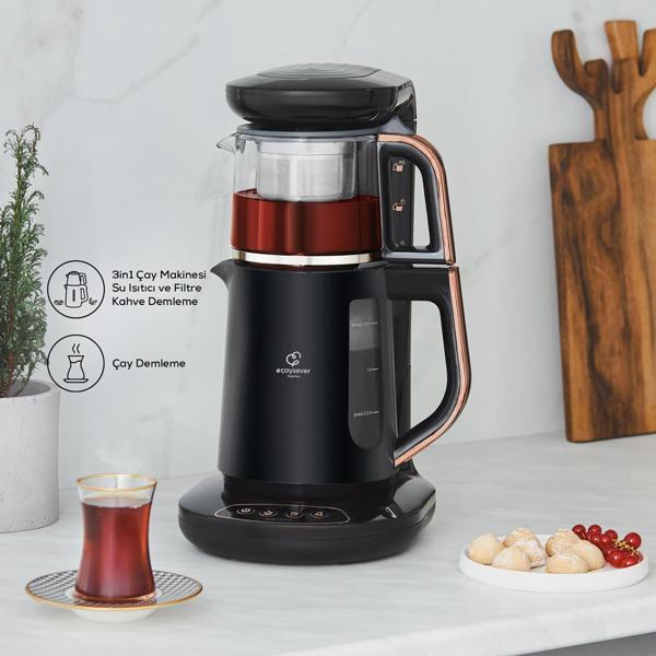 Karaca Robotea 3 in 1 Konuşan Çay Makinesi Copper - Image 1