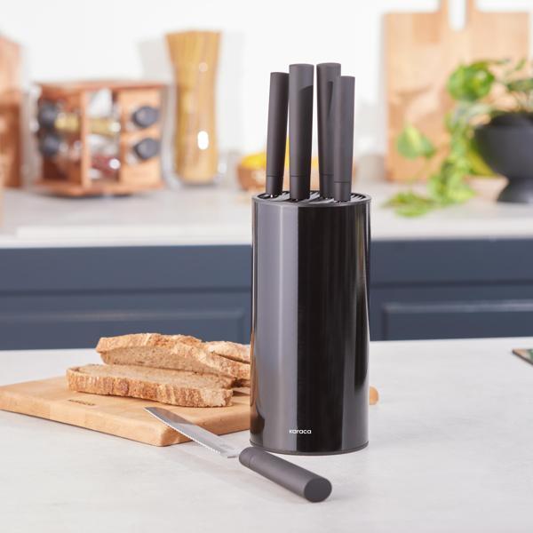 Karaca Roscar Black 6 Parça Bıçak Seti - Image 1