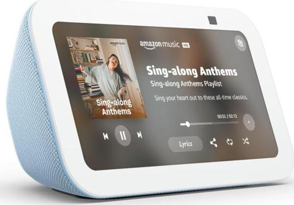 Amazon Echo Show 5 (Cloud Blue, 3rd Generation) - Image 1