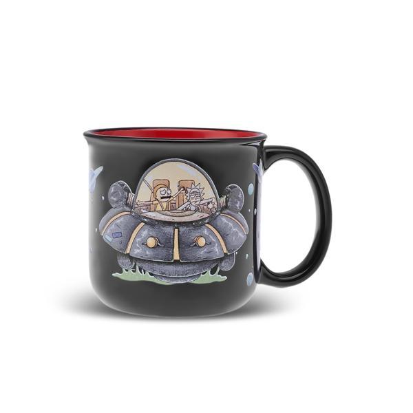 Karaca Rıck And Morty Siyah Kupa 400 Ml - Image 1