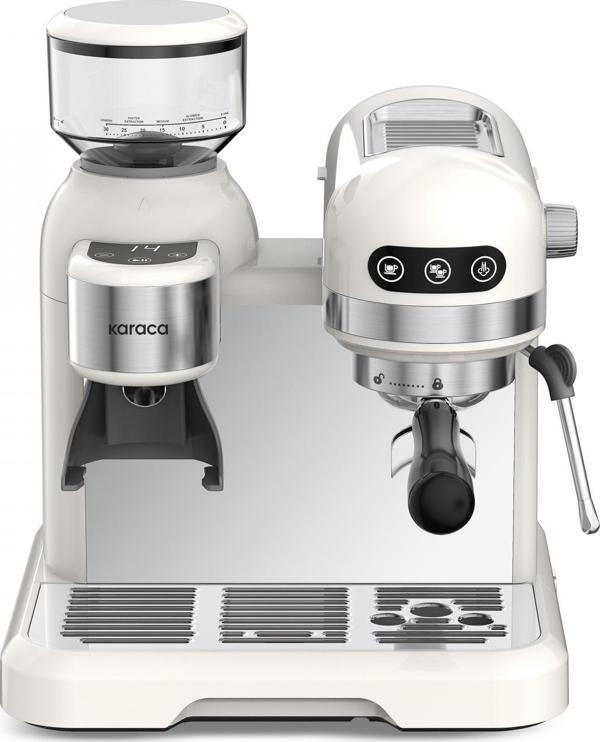 Karaca Coffeemaid Kahve Öğütücülü, Köpürtücülü 19 Bar Basınçlı Espresso Latte Cappuccino Americano Mk. 1,4L - Image 1