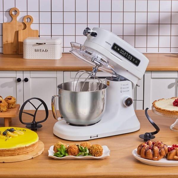 Karaca Pro Artisan Dijital Ekran Döküm Mutfak Şefi 1600W White 5 Lt. - Image 1