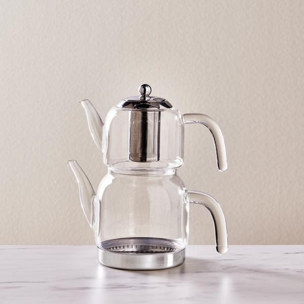 Karaca Panora Aile Boyu Cam Çaydanlık - Image 1