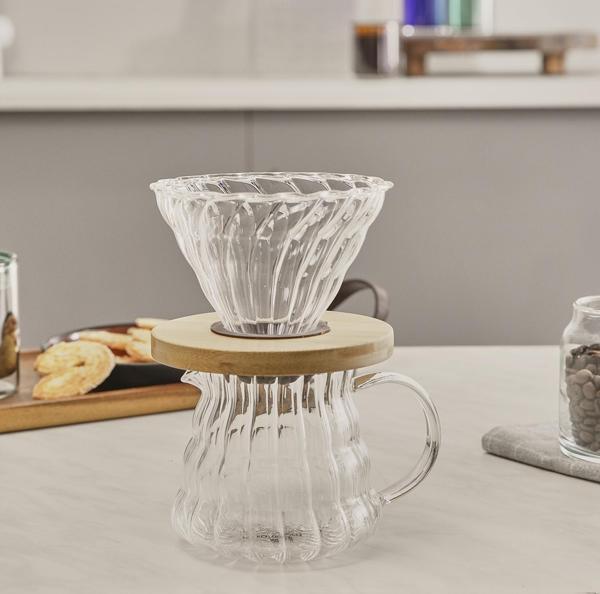 Karaca Cliff Borosilikat Cam Dripper/Filtre Kahve Demleme Ekipmanı 400 Ml - Image 1