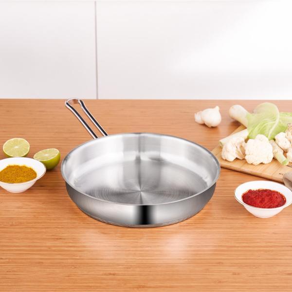 Karaca Grace İndüksiyon Tabanlı Çelik Tava 26 Cm - Image 1