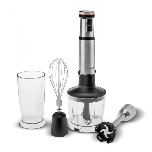 Karaca Inox Quick Mix Hız Ayarlı 1300W El Blender Set - 9637B - Image 1
