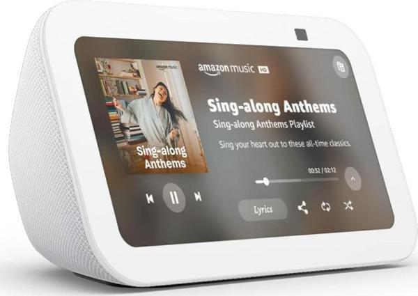 Amazon Echo Show 5 (Glacier White, 3rd Generation) - Image 1