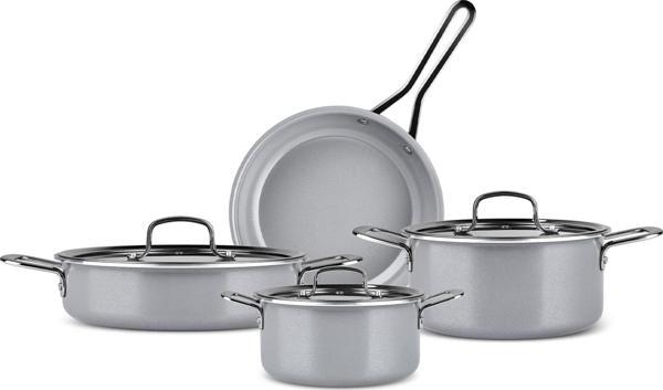 Karaca Swıss Crystal 7 Parça Tencere Seti Gray - Image 1