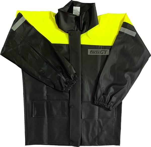 Forte Gt 1134 Motosiklet PVC Yağmurluk Cepli Alt Üst Takım S Beden Sarı - Image 1