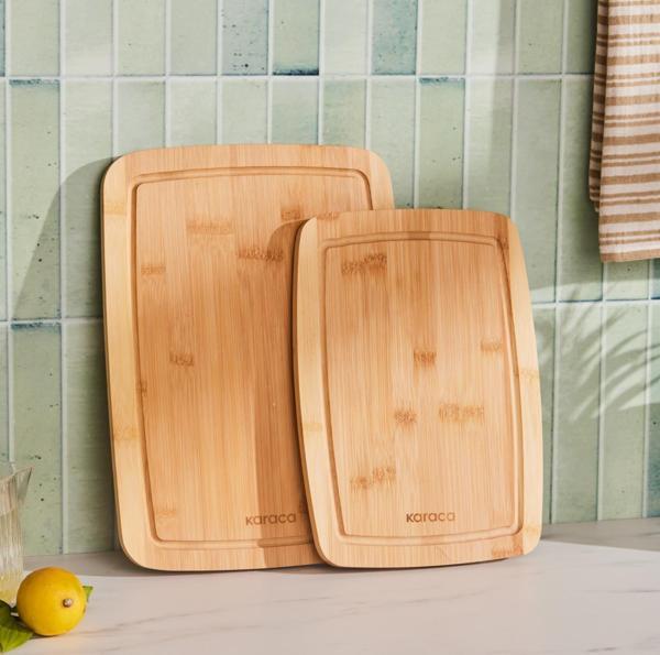 Karaca Melin 2'Li Bambu Kesme Tahtası 28/33 Cm - Image 1